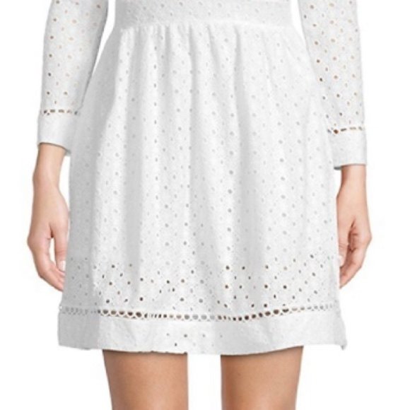 Haute Rogue Milla Eyelet Cotton Dress - Picture 4 of 4